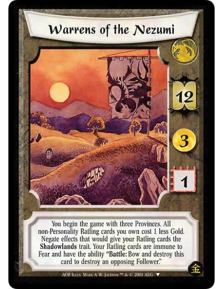 Warrens of the Nezumi (Francés)  - Limited: End the Action Phase.