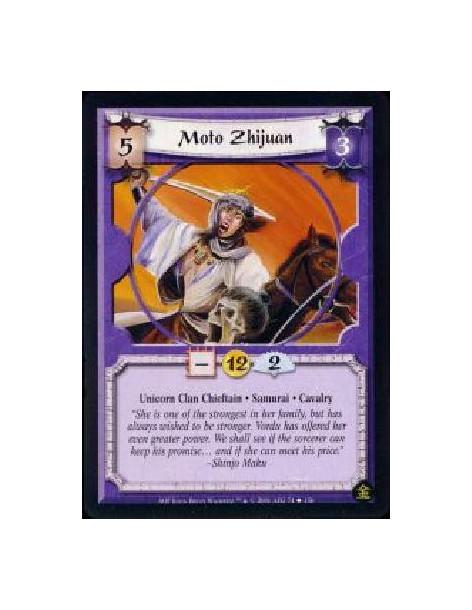 Moto Zhijuan (French)  - Unicorn Clan Chieftain * Samurai * Cavalry