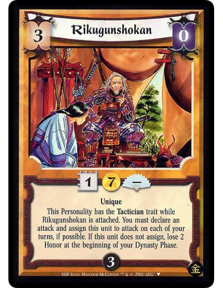 Rikugunshokan  - Limited: End the Action Phase.