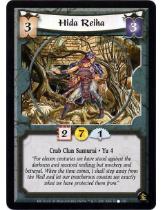 Hida Reiha (Spanish)  - Crab Clan Samurai. Yu 4