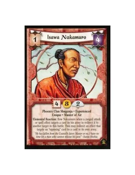 Isawa Nakamuro Exp (Francés)  - Phoenix Clan Shugenja. Experienced. Unique. Master of Air Elemental Reaction : Bow Nakamuro when