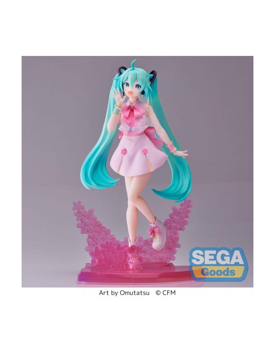 Figura Luminasta Sakura Miku Omutatsu Ver. 21cm Hatsune Miku  - 