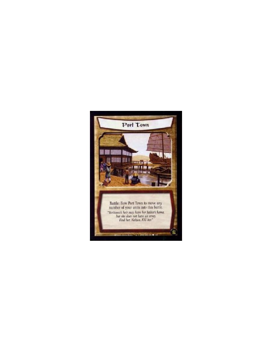 Port Town (Francés)  - Battle: Bow Port Town to move any number of your units into this battle.