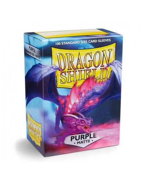 Fundas Dragon Shield Tamaño Standard (63x88mm) - Purple Mate (100)  -