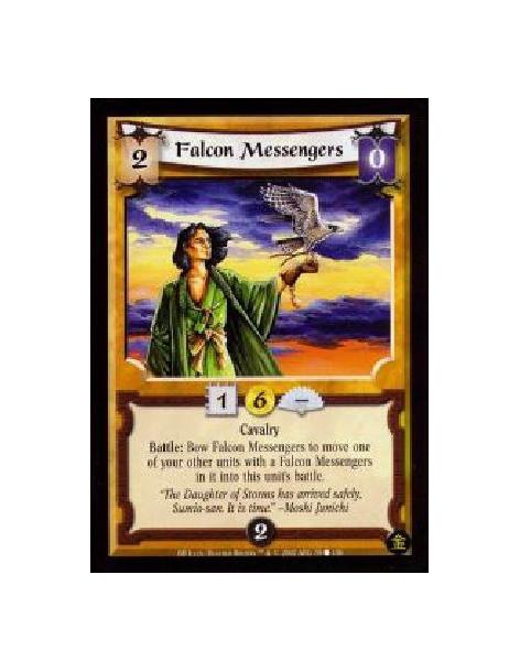 Falcon Messengers (Francés)  - Cavalry Battle: Bow Falcon Messengers to move one of your other units with a Falcon Messengers in