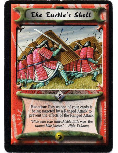 The Turtle's Shell - Reaction: Play as one of your cards is being targeted by a Ranged Attack to prevent the effects of the Ran