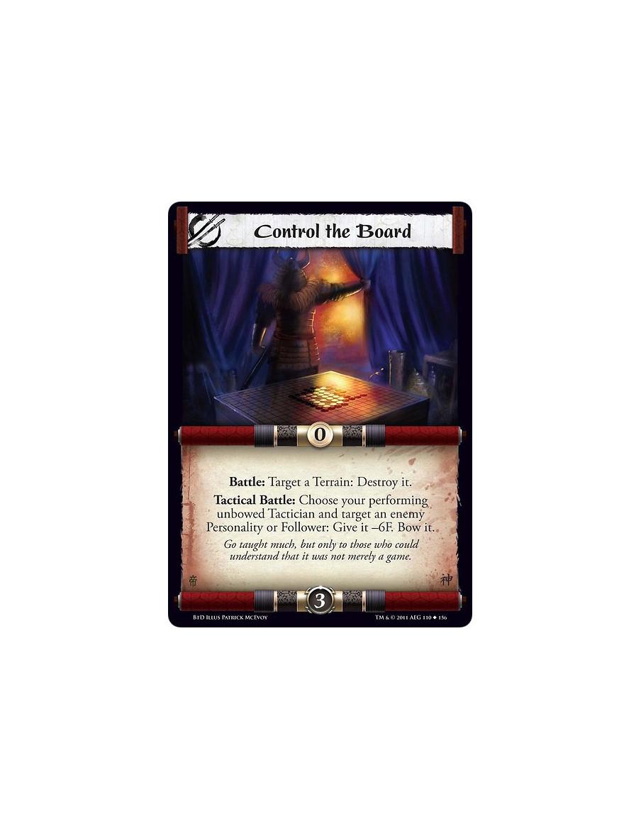 Control the Board  - Battle: Target a Terrain: Destroy it. Tactical Battle: Choose your performing unbowed Tactician and target 