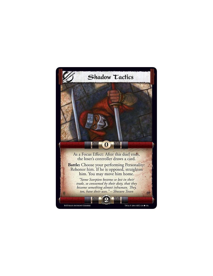 Shadow Tactics  - As a Focus Effect: After this duel ends, the loser’s controller draws a card. Battle: Choose your performing P