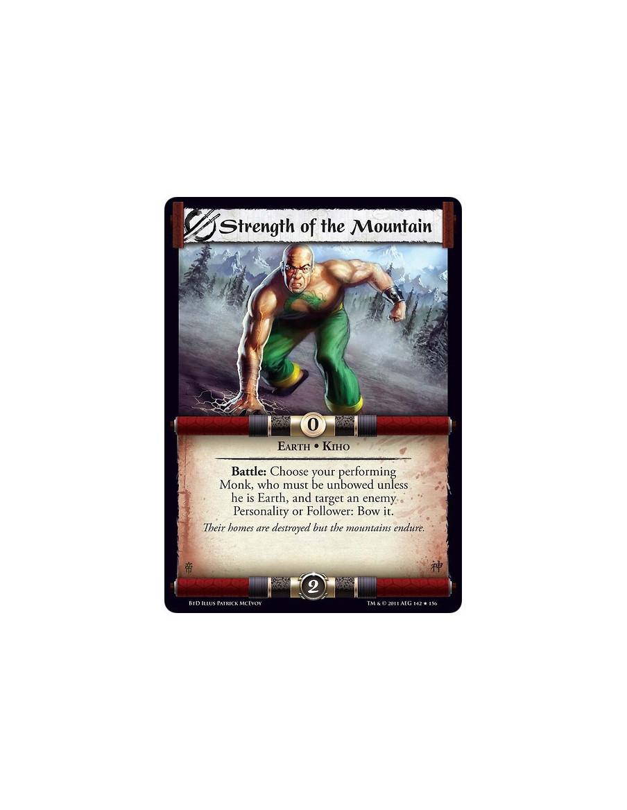 Strength of the Mountain  - Earth • KihoBattle: Choose your performing Monk, who must be unbowed unless he is Earth, and target 