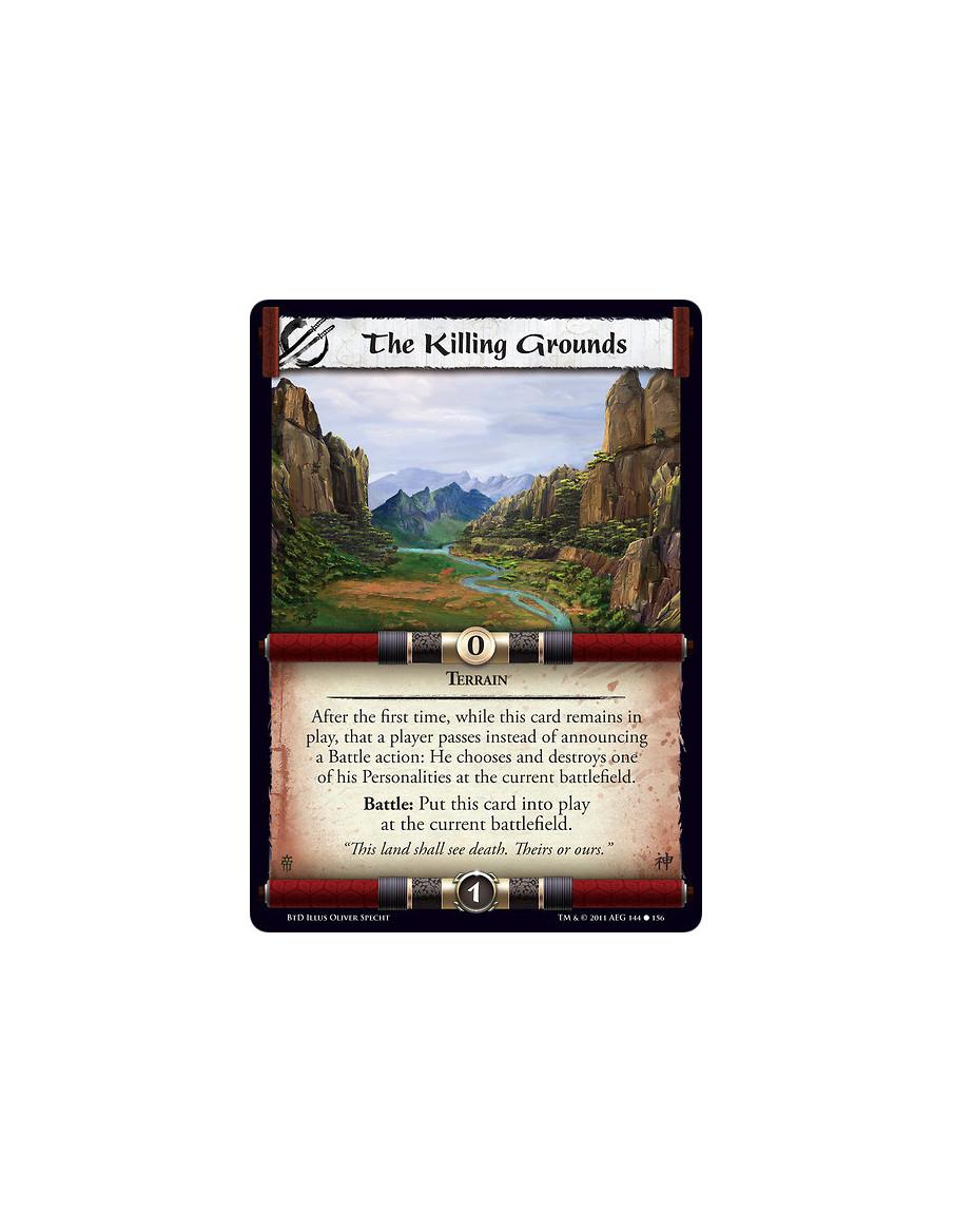 The Killing Grounds  - TerrainAfter the first time, while this card remains in play, that a player passes instead of announcing 