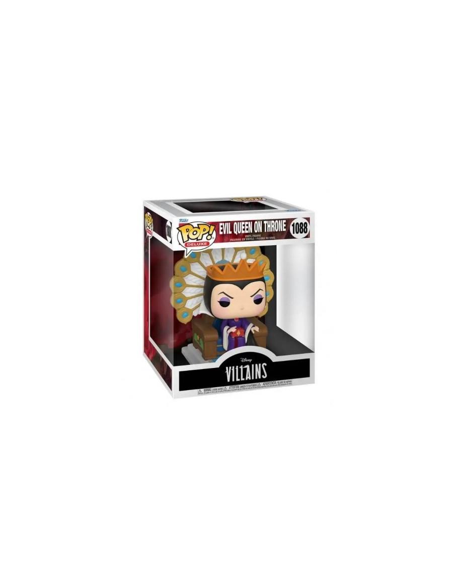 Funko Pop Reina Malvada en el Trono. Villains Disney  - Funko Pop Deluxe Villains Evil Queen on Throne 9 cm