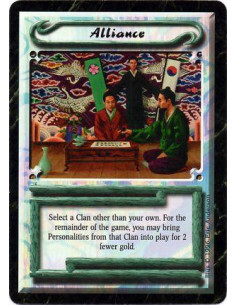 Alliance - UniqueName a Clan alignment other than your own. Until the game ends, Personalities with that Clan alignment enter p