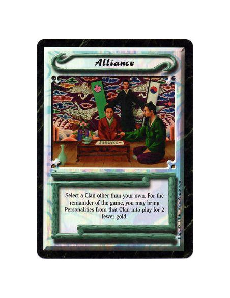 Alliance  - UniqueName a Clan alignment other than your own. Until the game ends, Personalities with that Clan alignment enter p