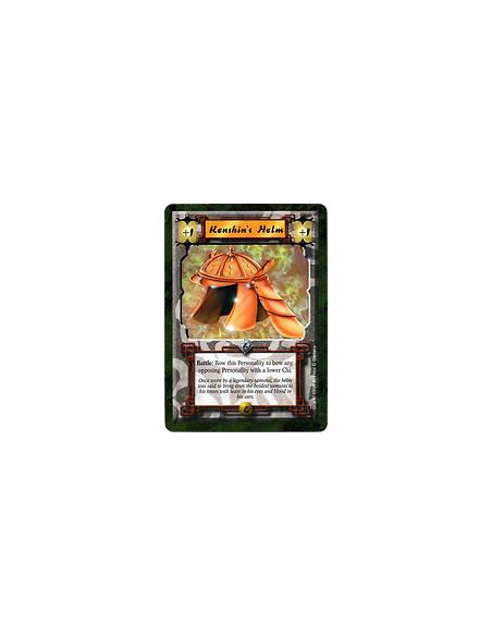 Kenshin's Helm  - Battle: Bow this Personality to bow any opposing Personality with a lower Chi.