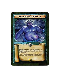 Osano-Wo's Breath  - Battle Elemental: Bow this Shugenja. No Ranged Attacks can be made until the end of this battle.