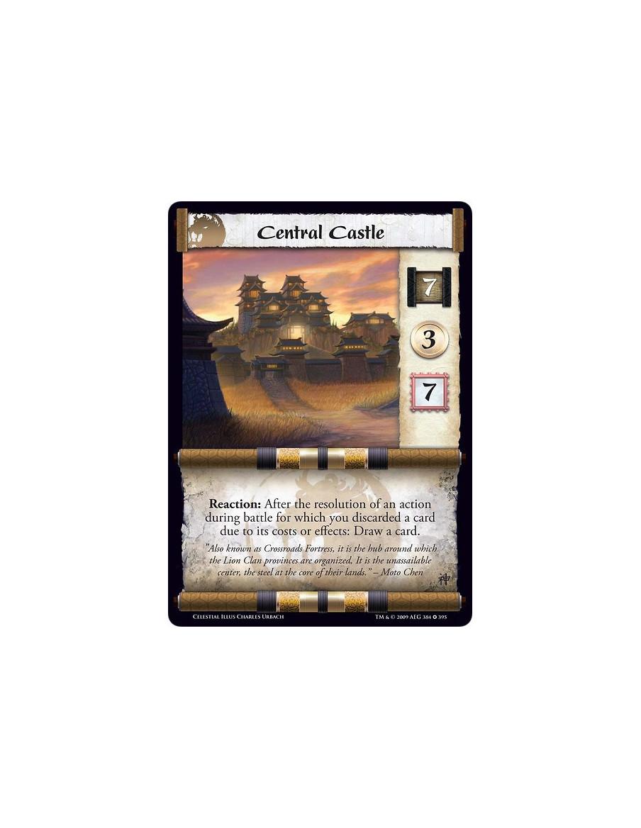 Central Castle (Spanish)  - Reaction: After the resolution of an action during battle for which you discarded a card due to its 