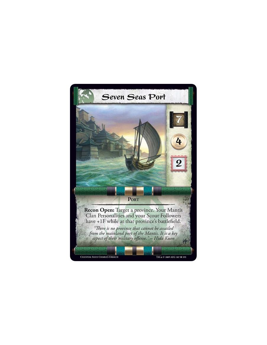 Seven Seas Port  - Port Recon Open: Target a province. Your Mantis Clan Personalities and your Scout Followers have +1F while at