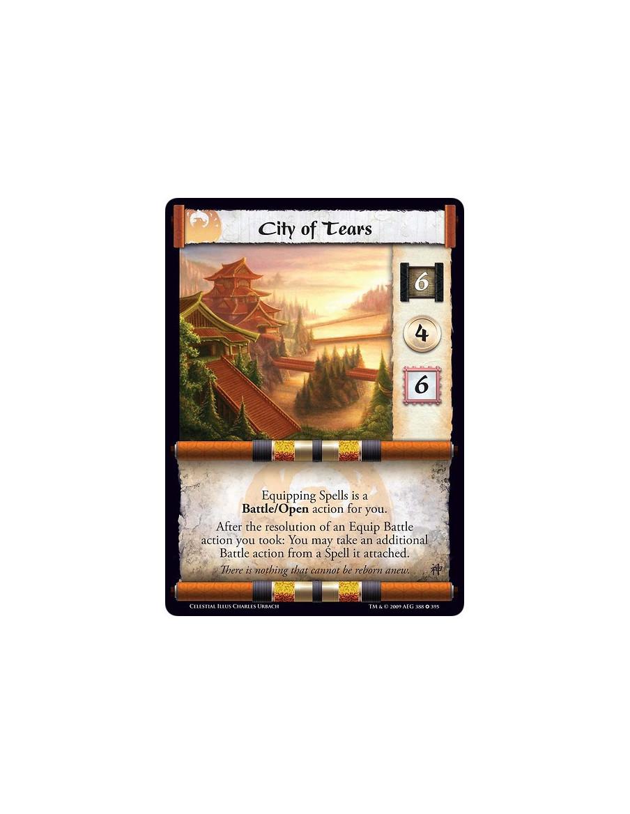 City of Tears (Español)  - Equipping Spells is a Battle/Open action for you. After the resolution of an Equip Battle action you 