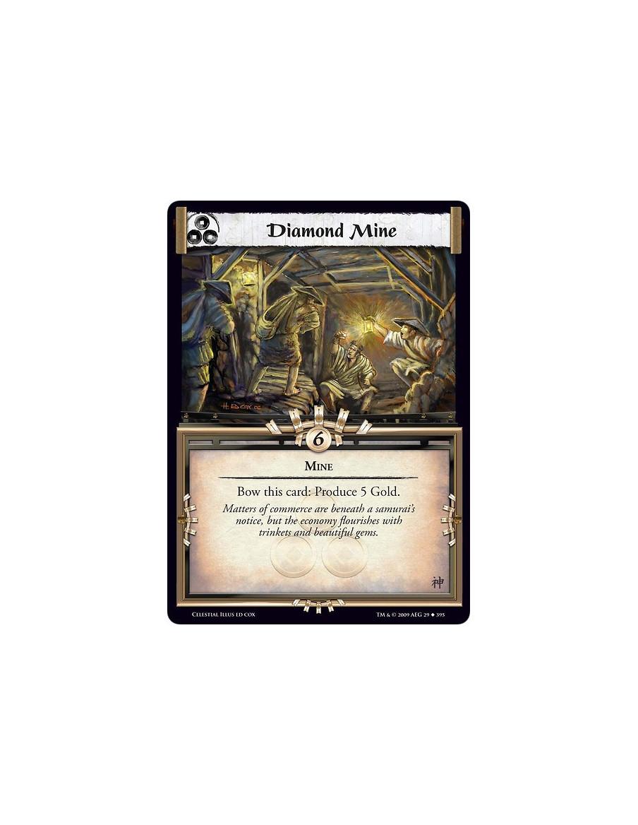 Diamond Mine  - Mine Bow this card: Produce 5 Gold.