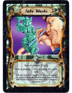 Jade Works  - JadeBow this card: Produce 3 Gold, or 5 Gold if paying for a Jade card.