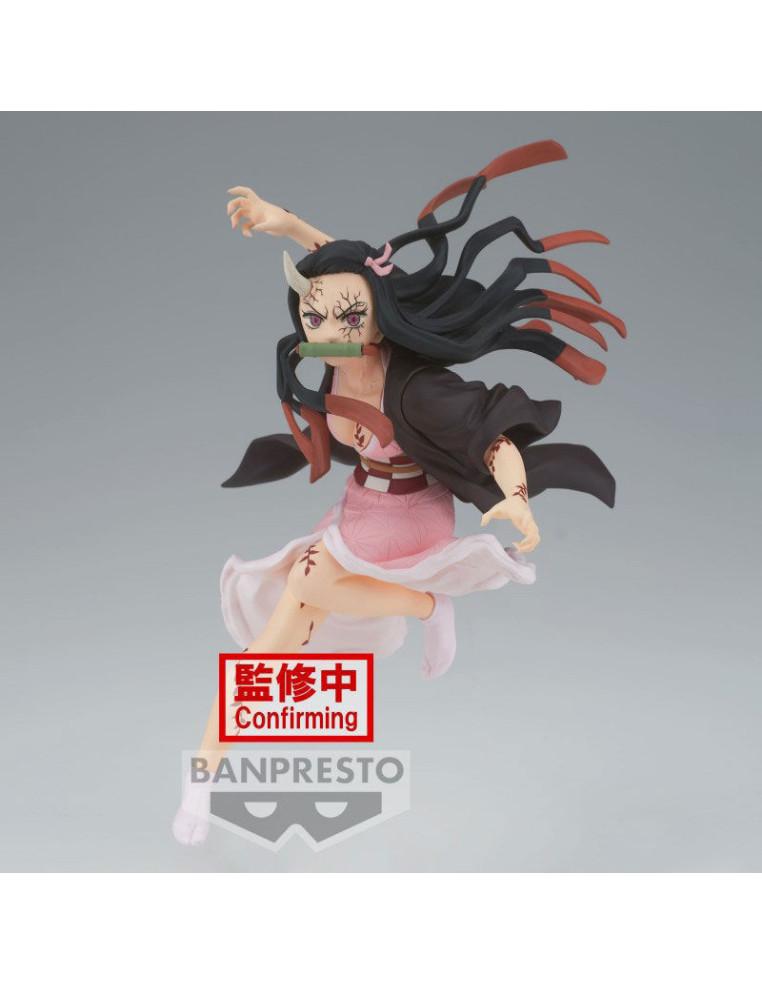 Figura Banpresto Vibration Stars. Nezuko Kamado Demonio. Demon Slayer  - Estatua de la manga famosa Demon Slayer Kimetsu no Yaib
