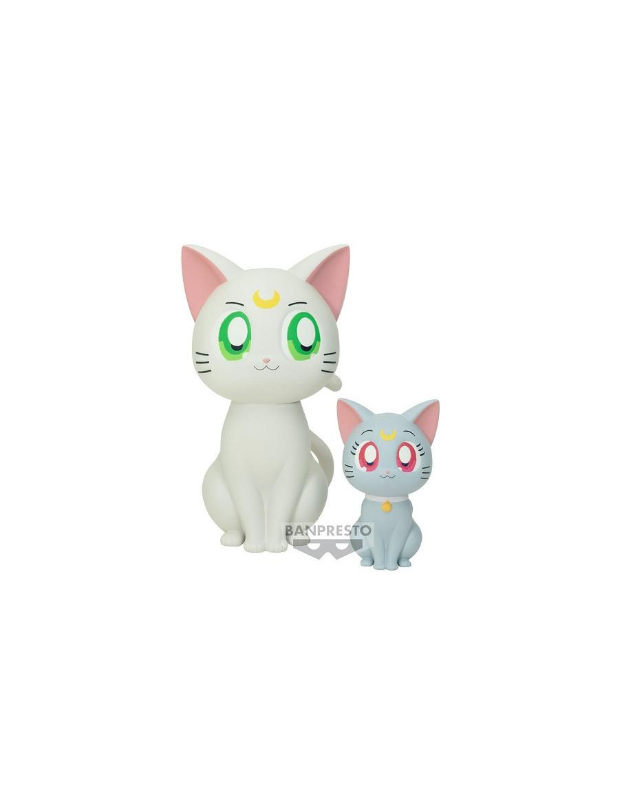 Figura Gato Artemis y Diana Banpresto. Sailor Moon