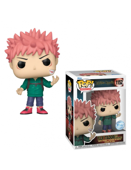 Funko Pop Yuji Itadori with Sukuna Mouth. Jujutsu Kaisen Special Edition