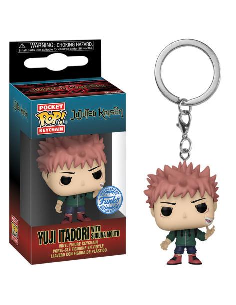 Llavero Pop Yuji Itadori con Boca de Sukuna. Jujutsu Kaisen  - Llavero Pop Yuji Itadori con Boca de Sukuna. Jujutsu Kaisen