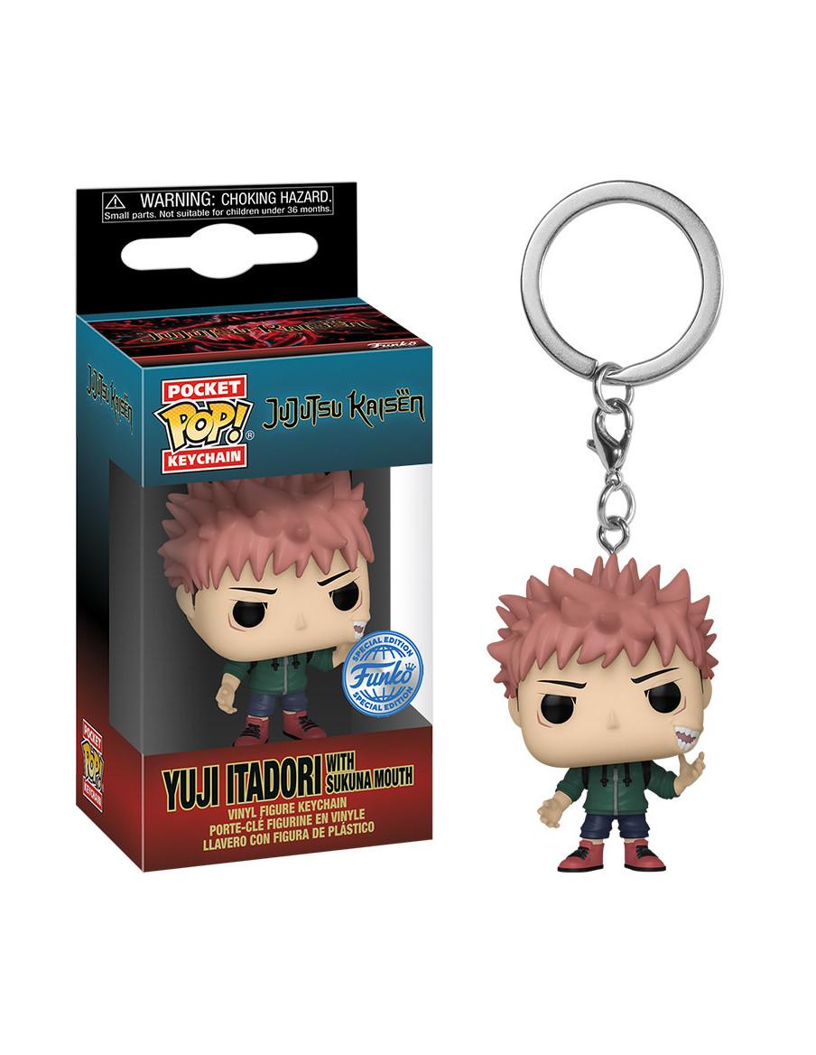 Keychain Pop Yuji Itadori with Sukuna Mouth. Jujutsu Kaisen