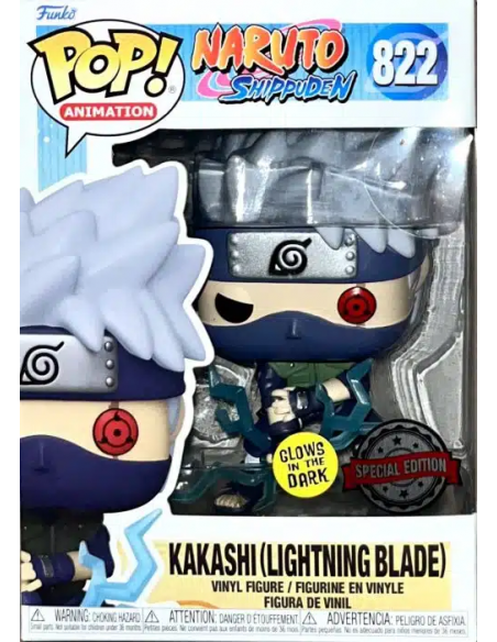 Funko Pop Kakashi (Lightning Blade) Special Edition Glows in the Dark. Naruto Shippuden