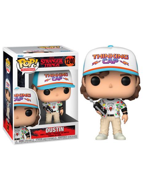 Funko Pop Dustin. Stranger Things 4 (CAJA DAÑADA)  - Funko Pop Dustin