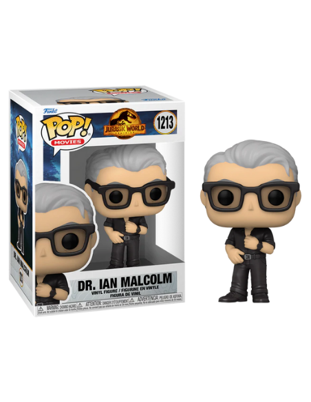 Funko Pop Dr. Ian Malcolm. Jurassic World Dominion (DAMAGED BOX)