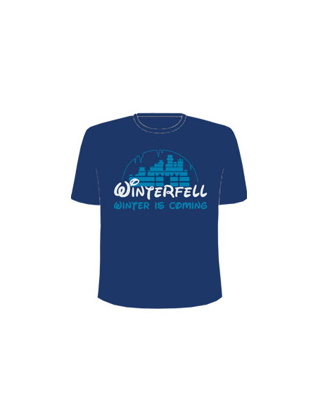 Camiseta Winterfell  (Azul oscuro)