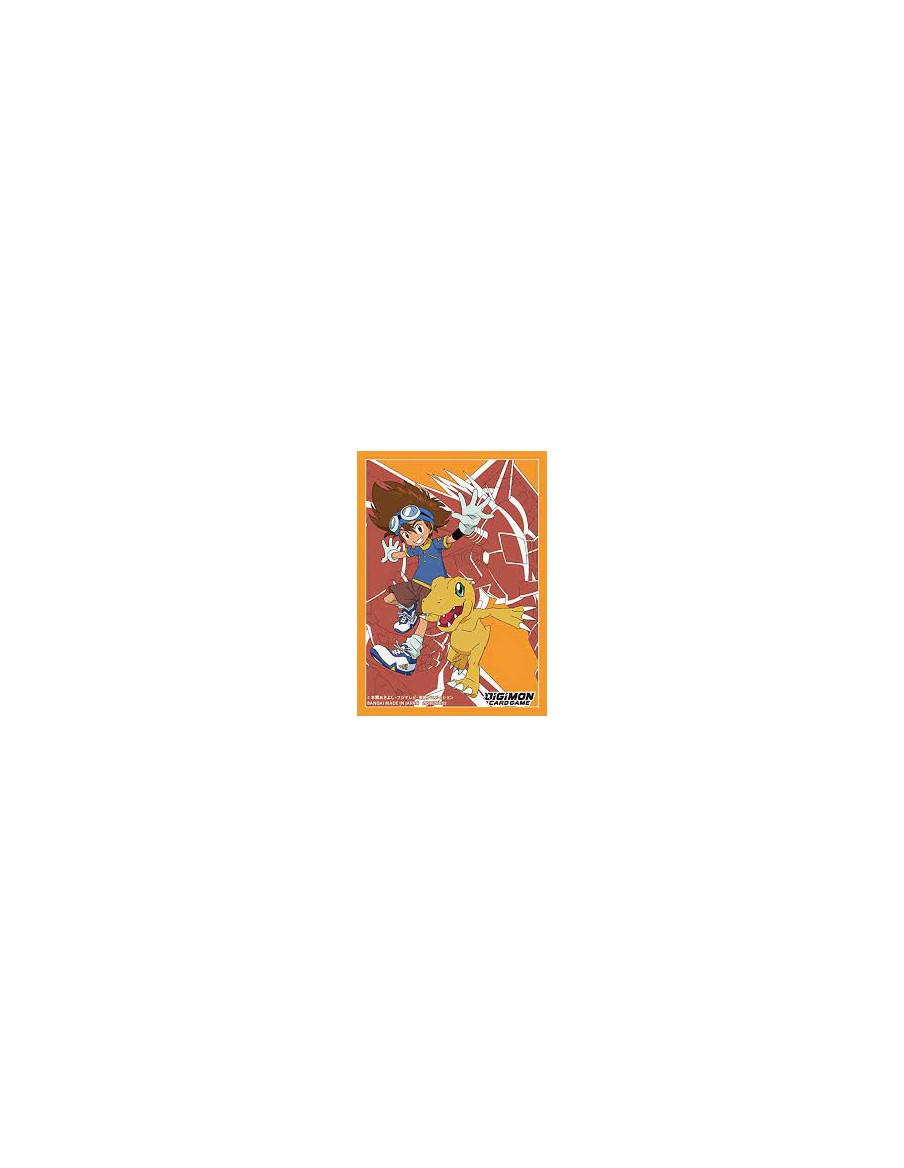 Sleeves Digimon Tai and Agumon Size Standard (60)  - Sleeves Digimon Tai and Agumon Size Standard (60)