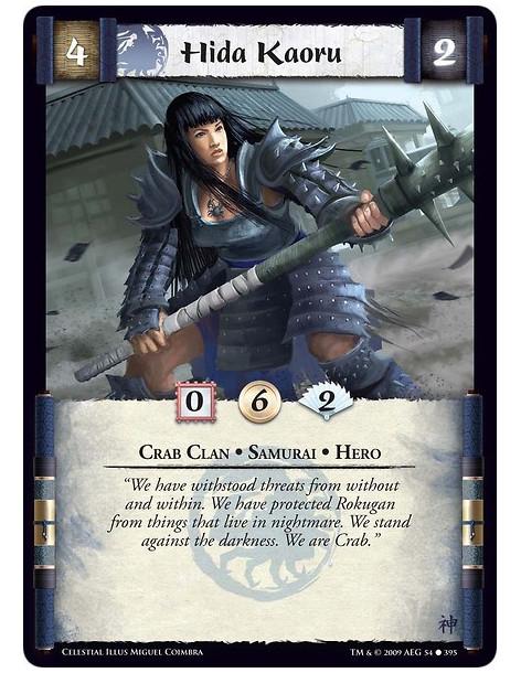 Hida Kaoru (Español)  - Crab Clan • Samurai • Hero