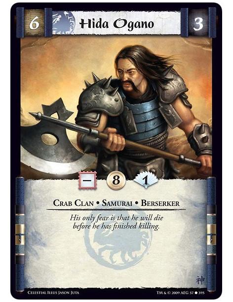 Hida Ogano (Spanish)  - Crab Clan • Samurai • Berserker