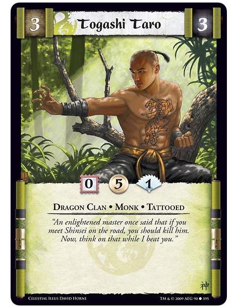 Togashi Taro  - Dragon Clan • Monk • Tattooed