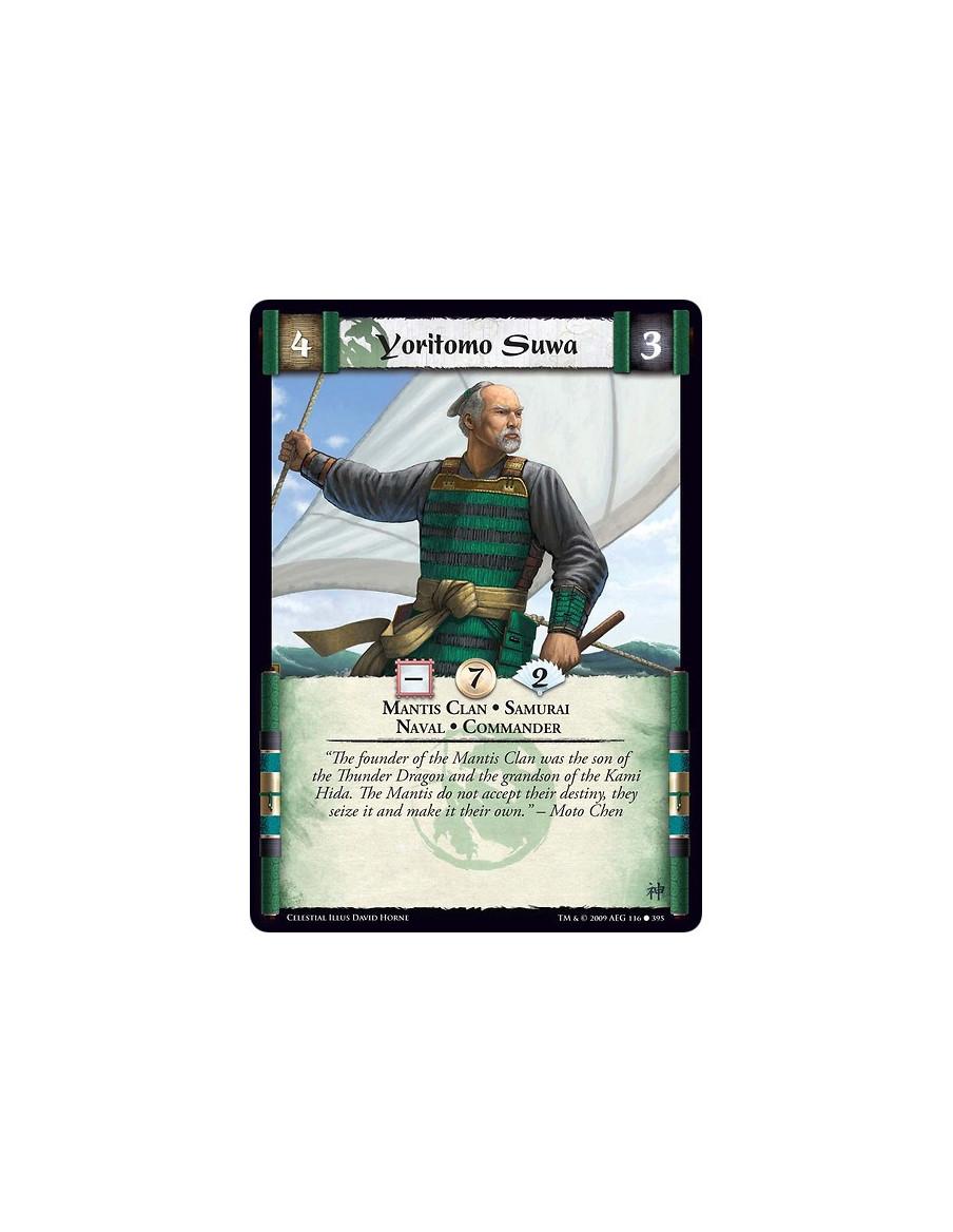 Yoritomo Suwa (Español)  - Mantis Clan • Samurai  • Naval • Commander