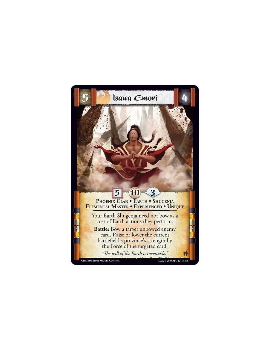 Isawa Emori Exp (Español)  - Phoenix Clan • Earth • Shugenja • Elemental Master • Experienced • Unique Your Earth Shugenja need 