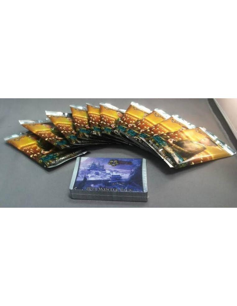 2014 L5R Holiday Pack  - 2014 L5R Holiday Pack Contents.-10 Boosters of The New Order Expansion-2014 Winter Pack, Foil Cards