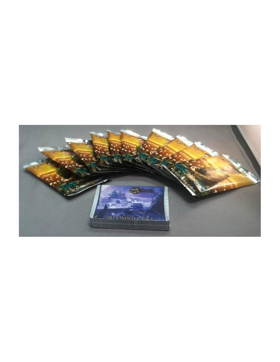 2014 L5R Holiday Pack  - 2014 L5R Holiday Pack Contents.-10 Boosters of The New Order Expansion-2014 Winter Pack, Foil Cards