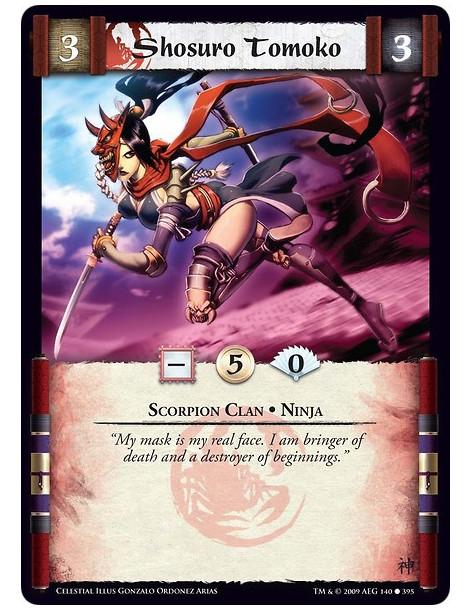 Shosuro Tomoko (Spanish)  - Scorpion Clan • Ninja