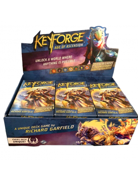 Keyforge: Age of Ascension. Deck Display (12) English  - Keyforge: Age of Ascension. Deck Display (12) English