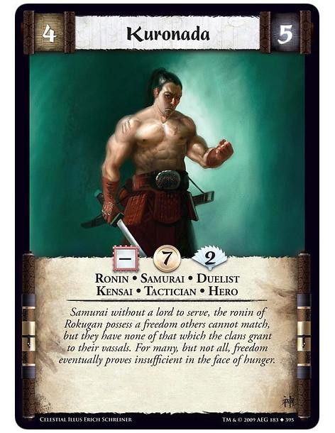 Kuronada  - Ronin • Samurai • Duelist • Kensai • Tactician • Hero