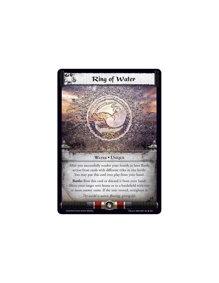 Ring of Water (Español)  - Water • Unique After you successfully resolve your fourth or later Battle action from cards with diff
