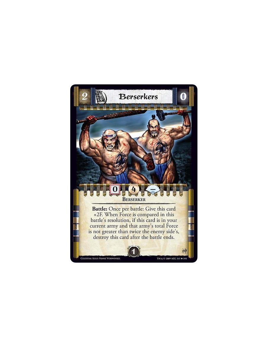 Berserkers (España)  - Berserker Battle: Once per battle: Give this card +2F. When Force is compared in this battle's resolution
