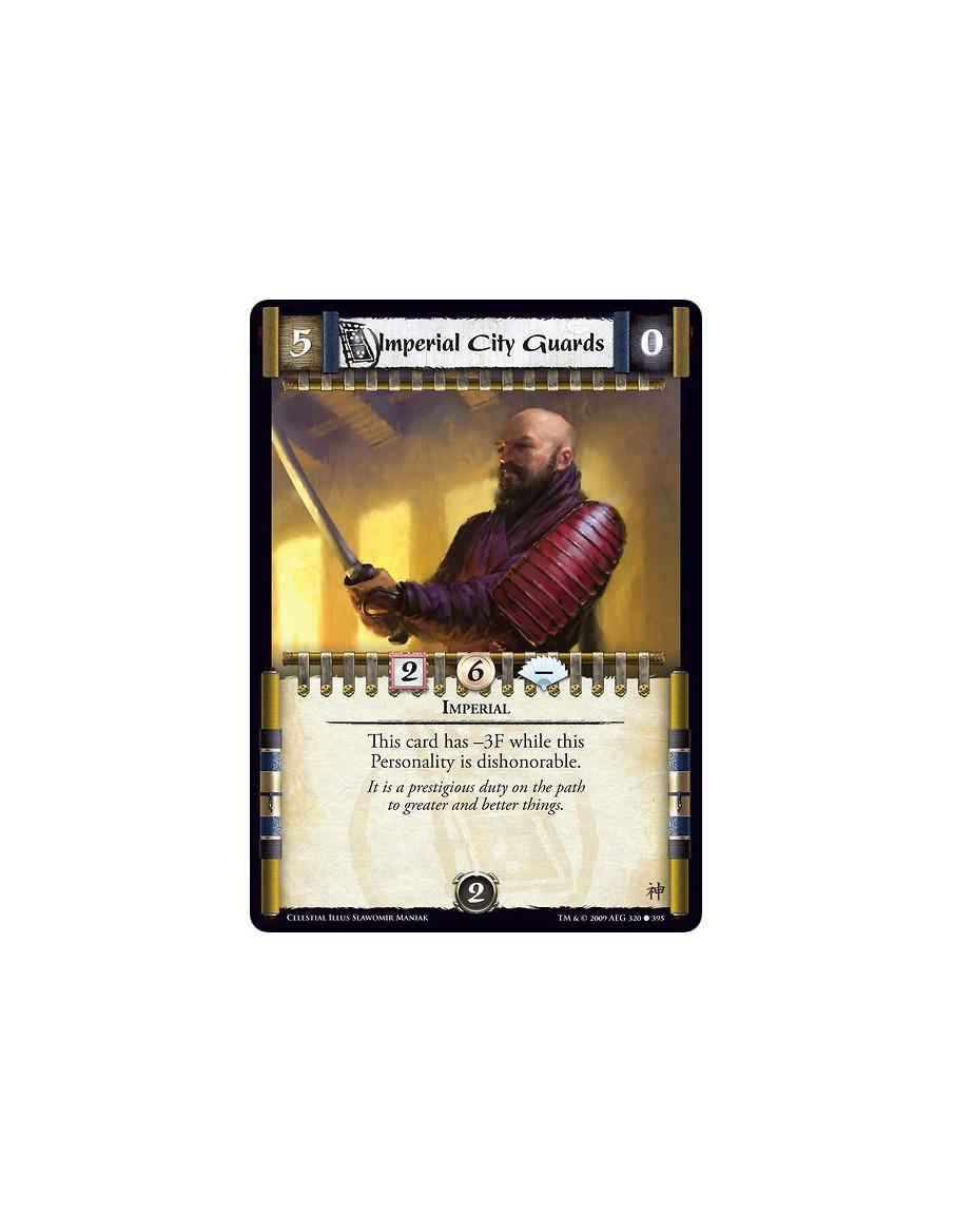 Imperial City Guards (Español)  - Imperial This card has -3F while this Personality is dishonorable.