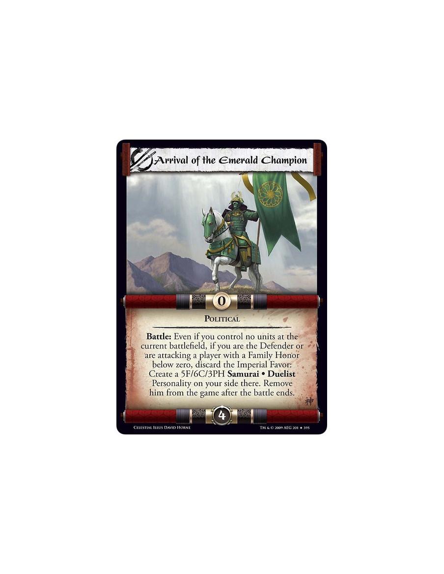 Arrival of the Emerald Champion (Español)  - Political Battle: Even if you control no units at the current battlefield, if you a