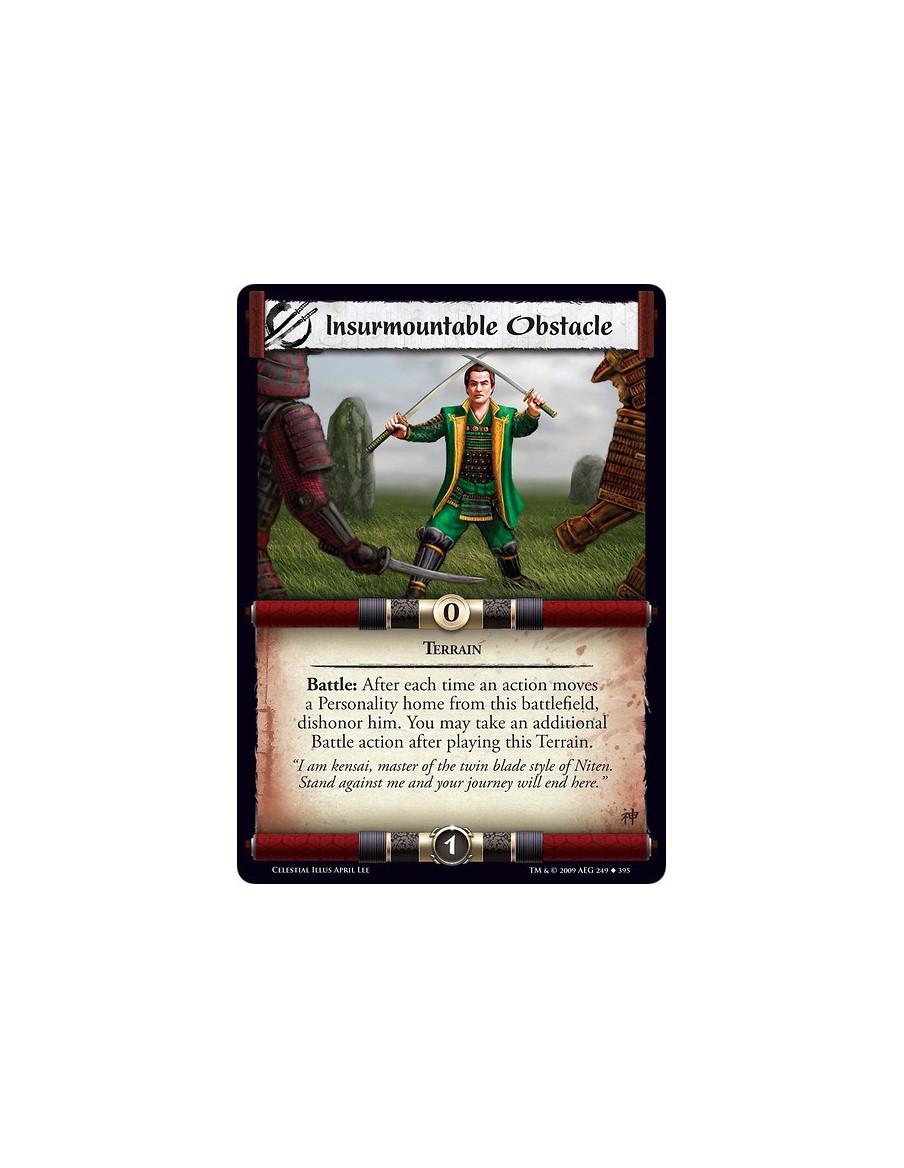 Insurmountable Obstacle (Español)  - Terrain Battle: After each time an action moves a Personality home from this battlefield, d
