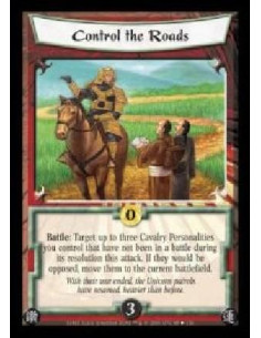 Control the Roads - Battle: Target up to three Cavalry Personalities you control that have not been in a battle during its reso